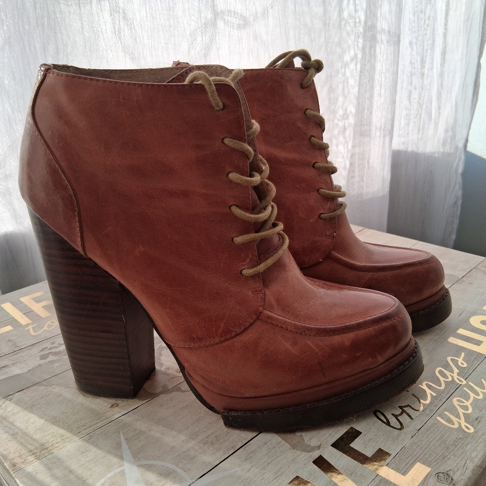 Aldo Leather Ankle Boots
